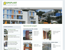 Tablet Screenshot of groplast.hr